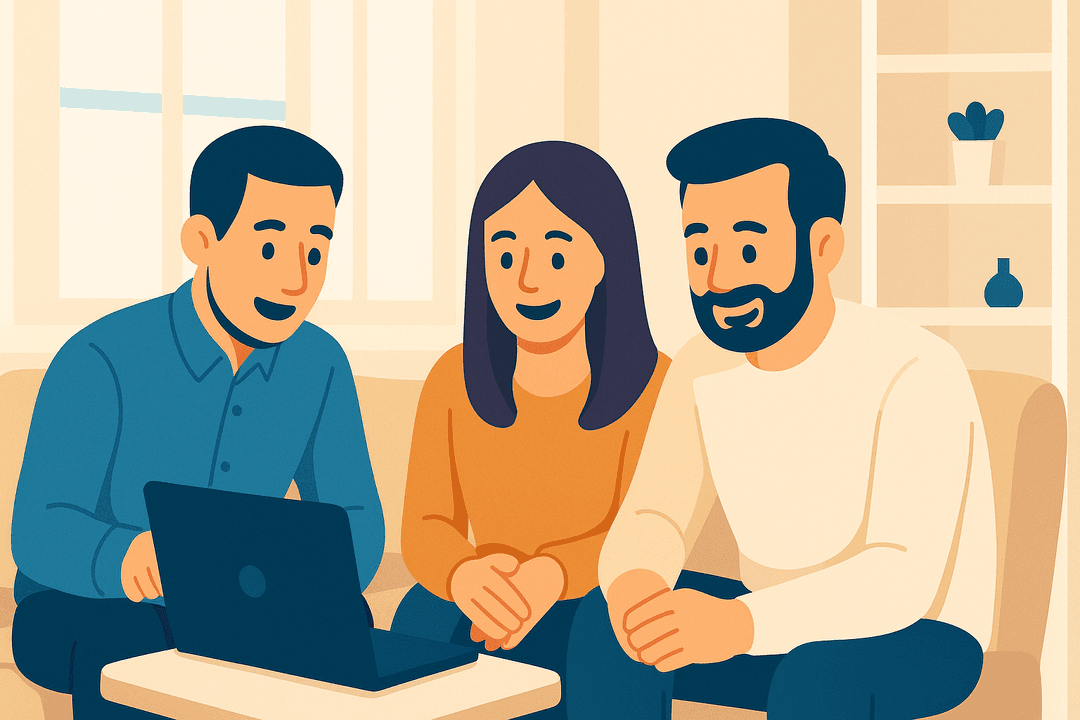 Solar consultation with homeowner